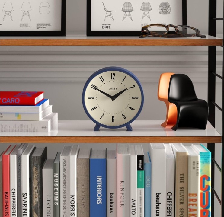 JONES CLOCKS® Venus Desk Clock | Modern Round Design - Image 2