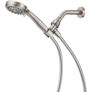 Moen 20091SRN 5-Setting Hand Held Brushed Nickel Spot Resist Shower Head