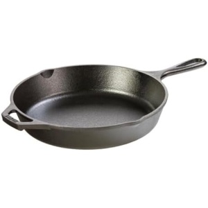 Lodge 10.25 Inch Cast Iron Pre-Seasoned Skillet – Signature Teardrop Handle