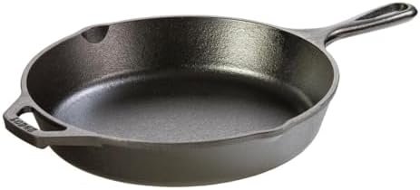 Lodge 10.25 Inch Cast Iron Pre-Seasoned Skillet – Signature Teardrop Handle