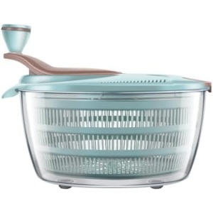 Brigii Salad Spinner, 4.24 Quart Lettuce Spinner with Double Drainage Holes