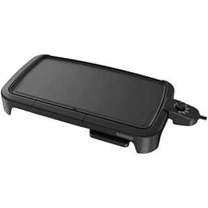 BLACK+DECKER 8-Serving Electric Griddle, GD2051B, Non-Stick Cooking Surface