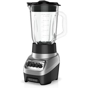 BLACK+DECKER PowerCrush Countertop Blender, 6-Cup Glass Jar, For Smoothies