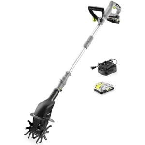 Cordless Electric Garden Tiller: DEKOPRO Power Cultivator for Effortless Soil