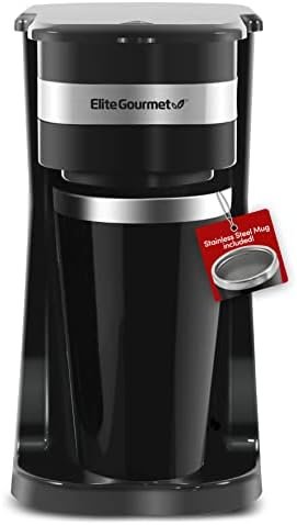 Elite Gourmet EHC114 Personal Single-Serve Compact Coffee Maker