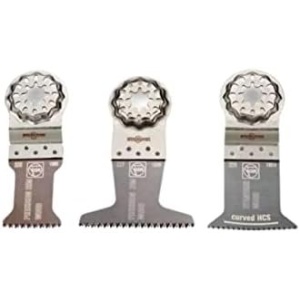 Fein Starlock E-Cut Combo Wood Saw Blade Set - 3-Piece Kit for Precision Cutting