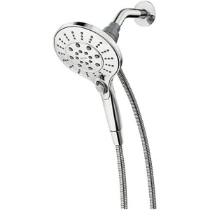 Moen Engage Chrome Magnetix Six-Function 5.5-Inch Wide Handheld Shower Head
