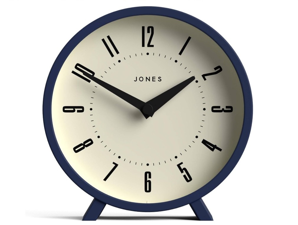 JONES CLOCKS® Venus Desk Clock | Modern Round Design