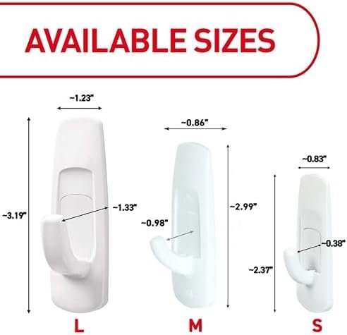 Command Large Utility Hooks, 7-Hooks, 12-Strips, Organize Damage-Free - Image 2