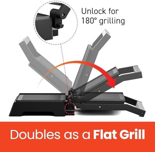 Elite Gourmet EPN160 5.5 x 5.3" Multifunctional, Compact Electric Panini Press - Image 6