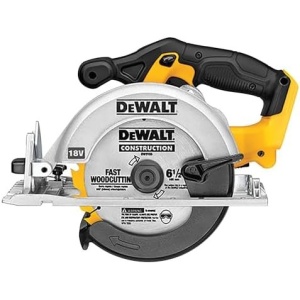 DEWALT 20V MAX Circular Saw, 6-1/2-Inch Blade, 460 MWO Engine, 0-50 Degree Bevel