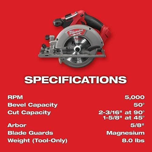 Milwaukee M18 FUEL 18V Lithium-Ion Brushless Cordless Combo Kit with Two 5.0 Ah - Image 8