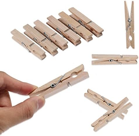 (Pack of 50) Wooden Clothespins About 2-7/8" Long - Image 3