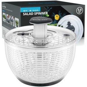 Smile mom Salad Spinner Small Lettuce Spinner Kitchen Gadgets Vegetable Washer
