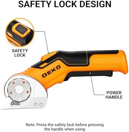 Cordless Electric Scissors Cardboard Cutter: DEKOPRO 2000mAh Electric Box - Image 5