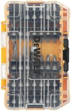 DEWALT Screwdriver Bit Set with Tough Case, 45-Piece (DW2166), Grey/Silver - Image 2