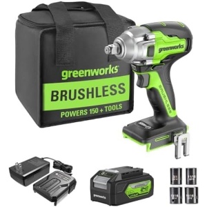 Greenworks 24V Brushless 1/2" Cordless Impact Wrench