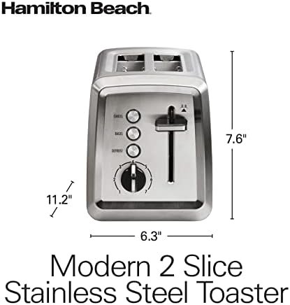 Hamilton Beach 2 Slice Toaster with Extra-Wide Slots, Bagel Setting - Image 8