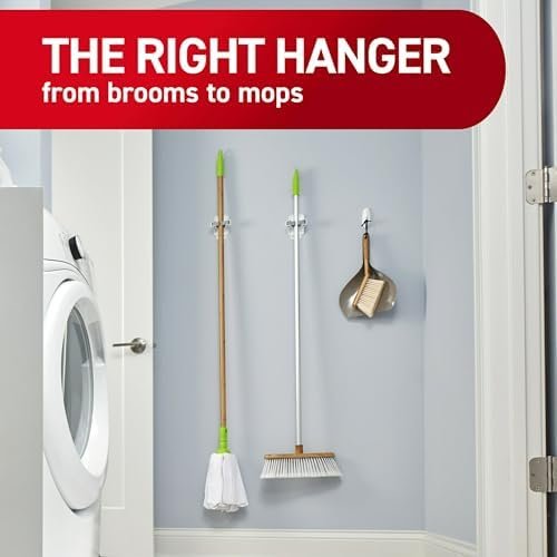 Command Broom and Mop Grippers, 3 Hangers and 6 Command Strips - Image 6