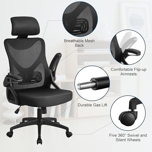 Yaheetech Ergonomic Office Chair, High Back Desk Chair - Image 5