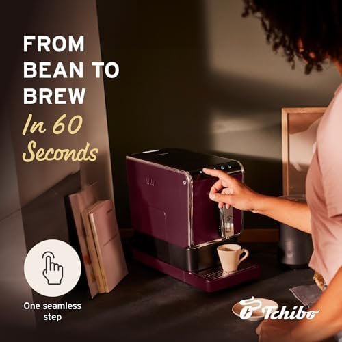 Tchibo Automatic Espresso & Coffee Machine with Built-in Grinder, No Coffee Pods - Image 2