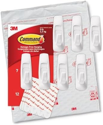 Command Large Utility Hooks, 7-Hooks, 12-Strips, Organize Damage-Free - Image 10
