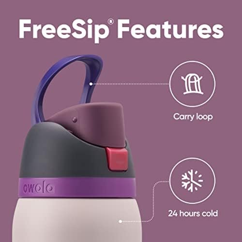 Owala FreeSip Insulated Stainless Steel Water Bottle with Straw for Sports - Image 2