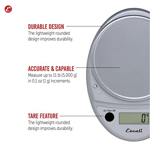 Escali Primo Digital Food Scale Multi-Functional Kitchen Scale and Baking Scale - Image 4