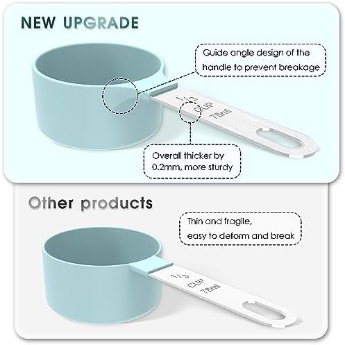 TILUCK Measuring Cups & Spoons Set, Stackable Cups and Spoons - Image 2