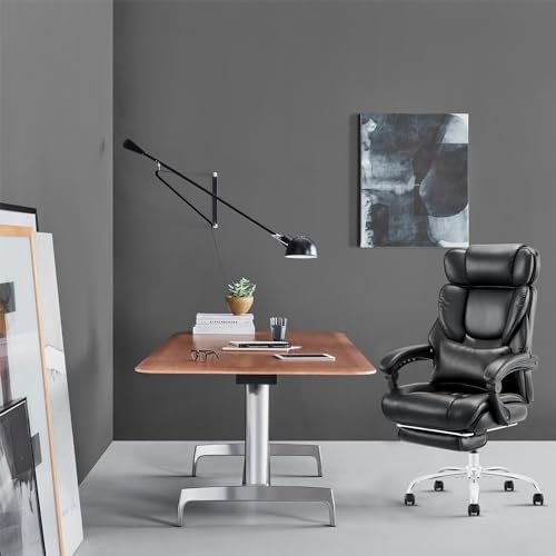COLAMY Office Chair with Retractable Footrest, Ergonomic High Back Design - Image 9