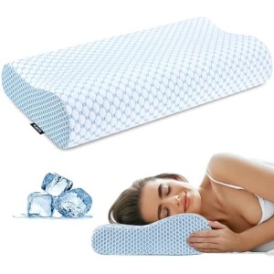 Cervical Pillow for Neck Pain Relief, Contour Memory Foam Pillows for Sleeping