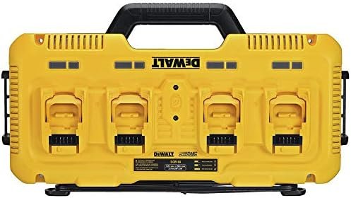 DEWALT 20V MAX* Charger, 4-Port, Rapid Charge (DCB104) , Black/Yellow - Image 2