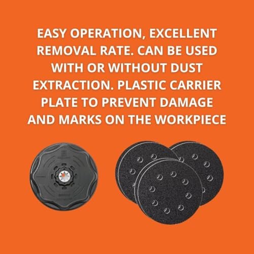 Fein Starlock Plus Round Sanding Set with Hook & Loop Attachment - Image 4