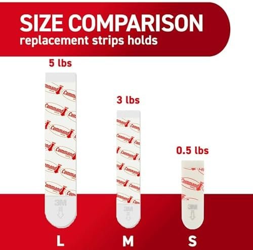 Command Damage Free Hanging Strips for Large Wall Hooks, Removable Adhesive - Image 5