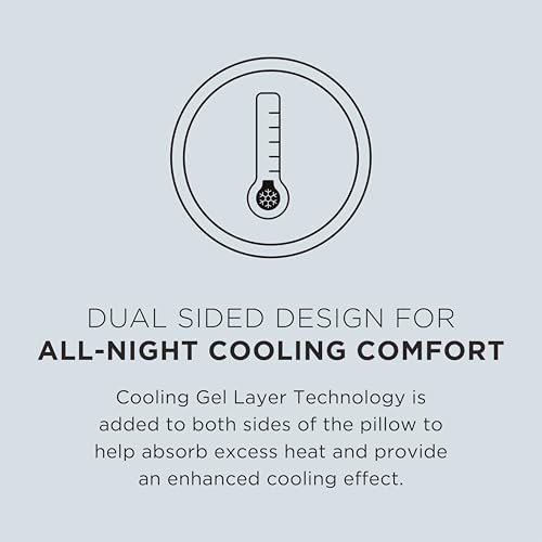 Tempur-Pedic TEMPUR-Cloud Dual Cooling Pillow, Queen, White - Image 5