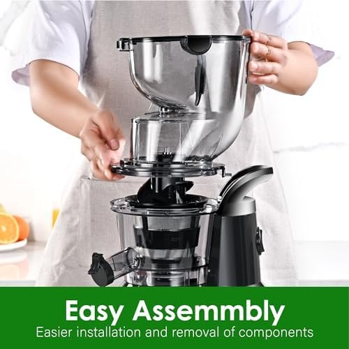 Cold Press Juicer Machines, Kitchen in the Box Slow Masticating Juicers - Image 5