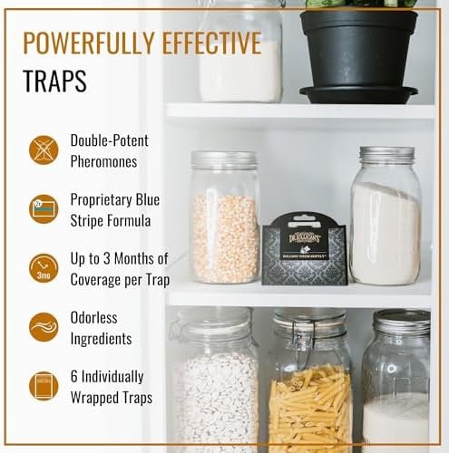 Dr. Killigan's Premium Double Potent Pantry Moth Traps with Pheromones Prime - Image 2