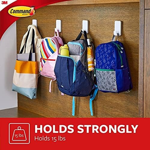 Command X-Large Utility Hooks, White, 2/Pack (17011-2ES) - Image 6