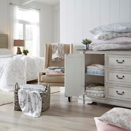 Laura Ashley - Flannel Sheets Queen Size, Anti-Pilling & Wrinkle Resistant - Image 8