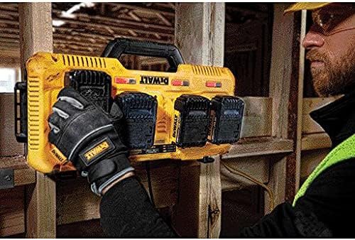 DEWALT 20V MAX* Charger, 4-Port, Rapid Charge (DCB104) , Black/Yellow - Image 7