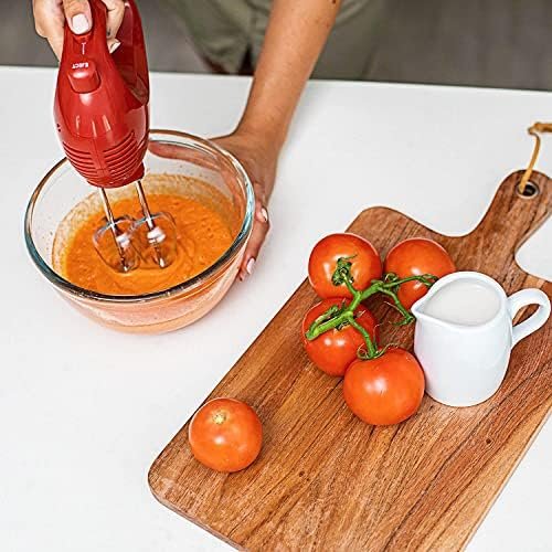 OVENTE Portable 5 Speed Mixing Electric Hand Mixer with Stainless Steel Whisk - Image 6