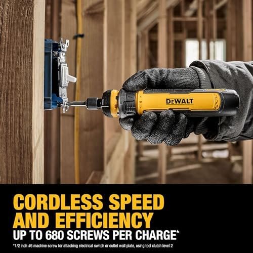 DEWALT Cordless Screwdriver with FLEXDRIVE Control and Screwdriving Bits - Image 4