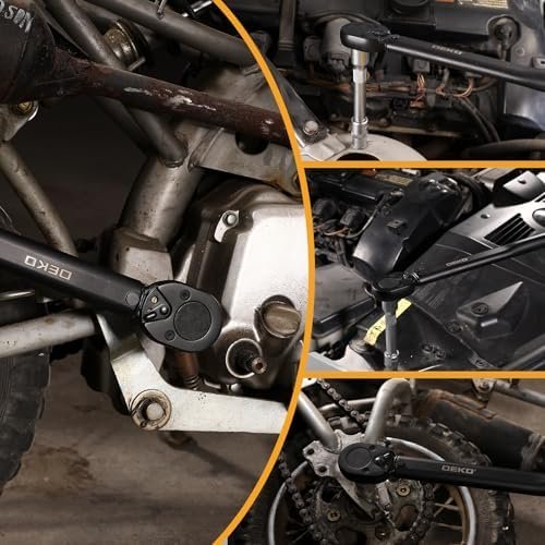 DEKOPRO 1/2 Inch Drive Dual-Direction Torque Wrench, 10-150 Ft-Lb & 13.6-203.5 - Image 5