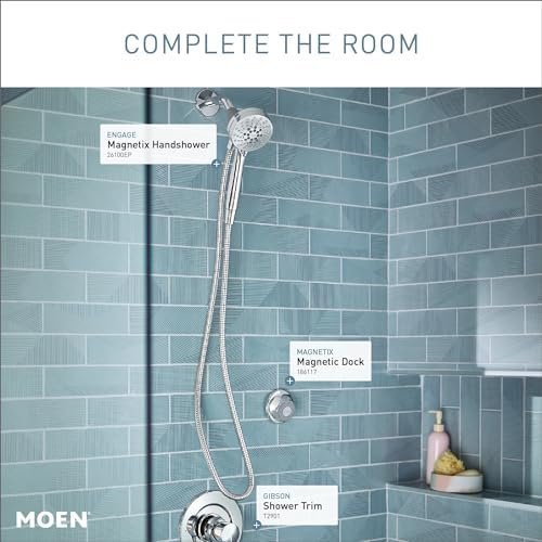 Moen Engage Magnetix Shower Head with Handheld Sprayer, 6 Handheld Shower Head - Image 5