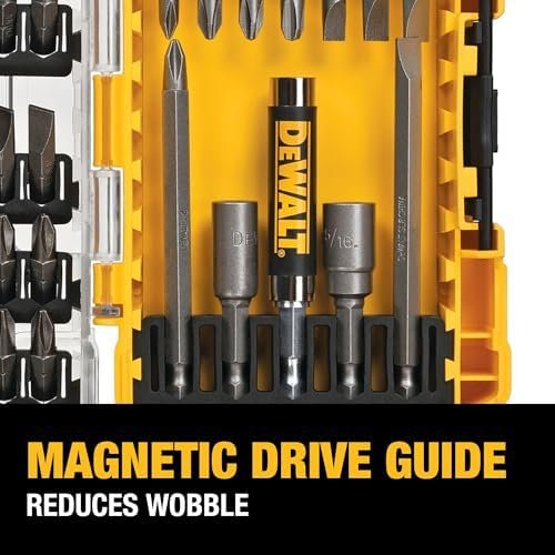 DEWALT Screwdriver Bit Set with Tough Case, 45-Piece (DW2166), Grey/Silver - Image 7