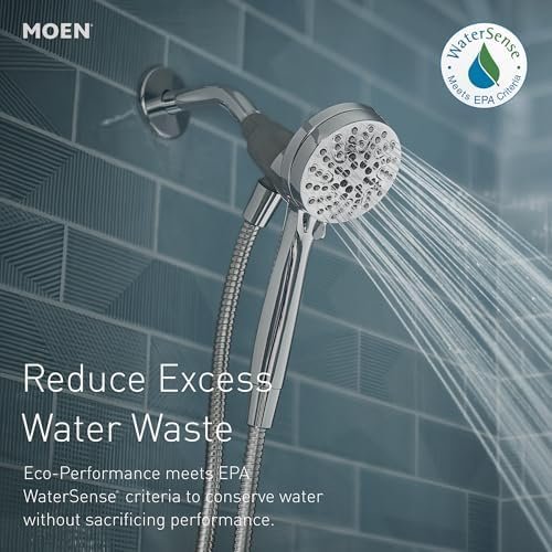 Moen Engage Magnetix Shower Head with Handheld Sprayer, 6 Handheld Shower Head - Image 4