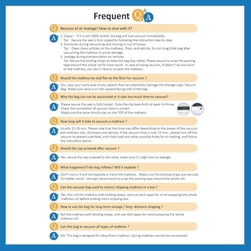 Queen/Full/Full-XL Foam Mattress Vacuum Bag - Image 6