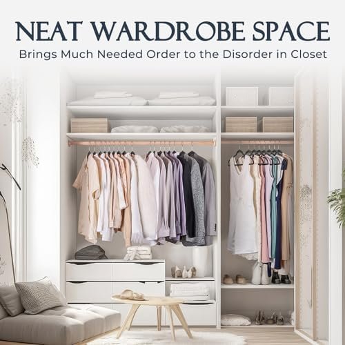 HOUSE DAY Black Velvet Hangers 60 Pack, Non Slip Clothes Felt Hanger Heavy Duty - Image 9