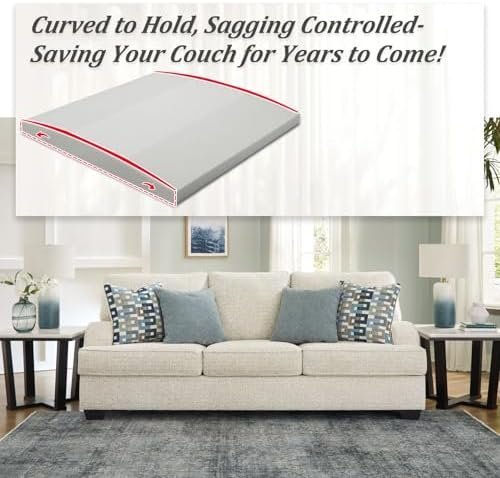HAVARGO Couch Cushion Support High Density Foam 22X22X2.4 Inches Sofa Couch - Image 6