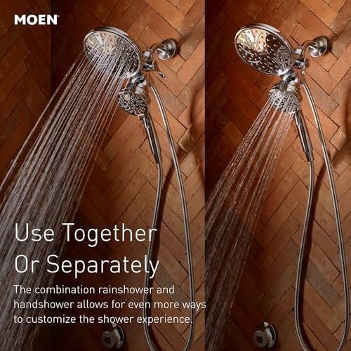 Moen Engage Chrome Magnetix 2-in-1 Combo Rain Showerhead with Detachable - Image 4